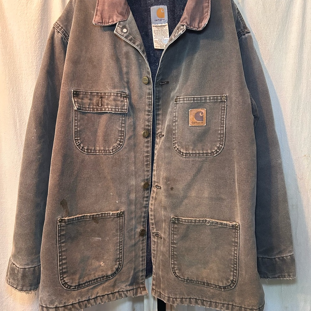Carhartt Men's Vintage Blanket-lined Barn Chore Coat